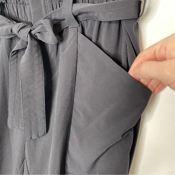 Athleta Black Paper Bag Waist Pant - Picture 3 of 9